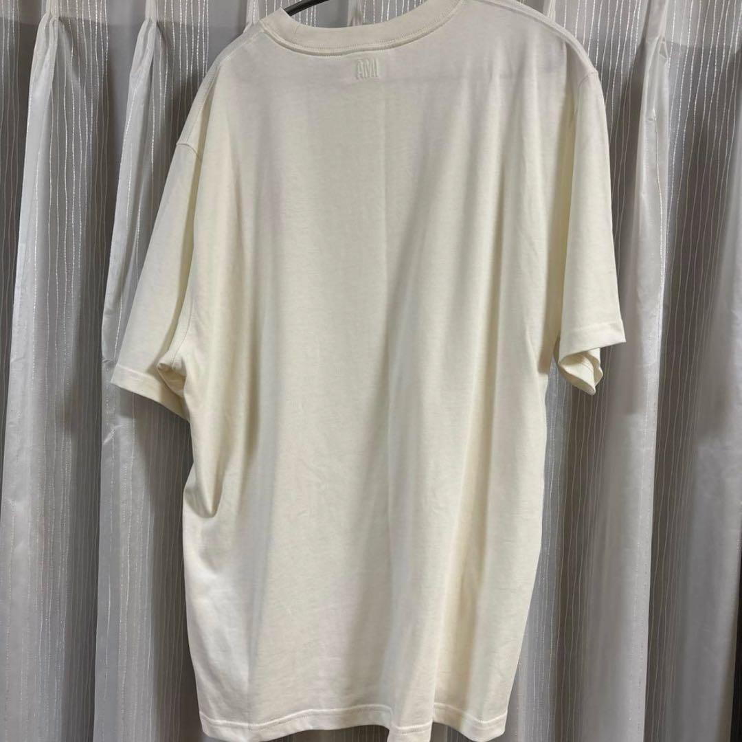 未使用品　Ami Paris ホワイト(クリーム色) Tシャツ