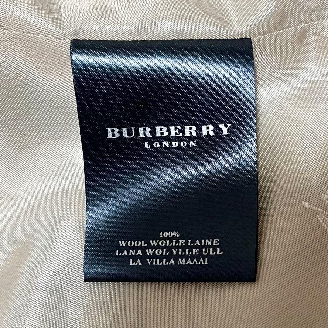 ✨希少✨BURBERRY LONDON ノバチェック　ウール　ロングコート