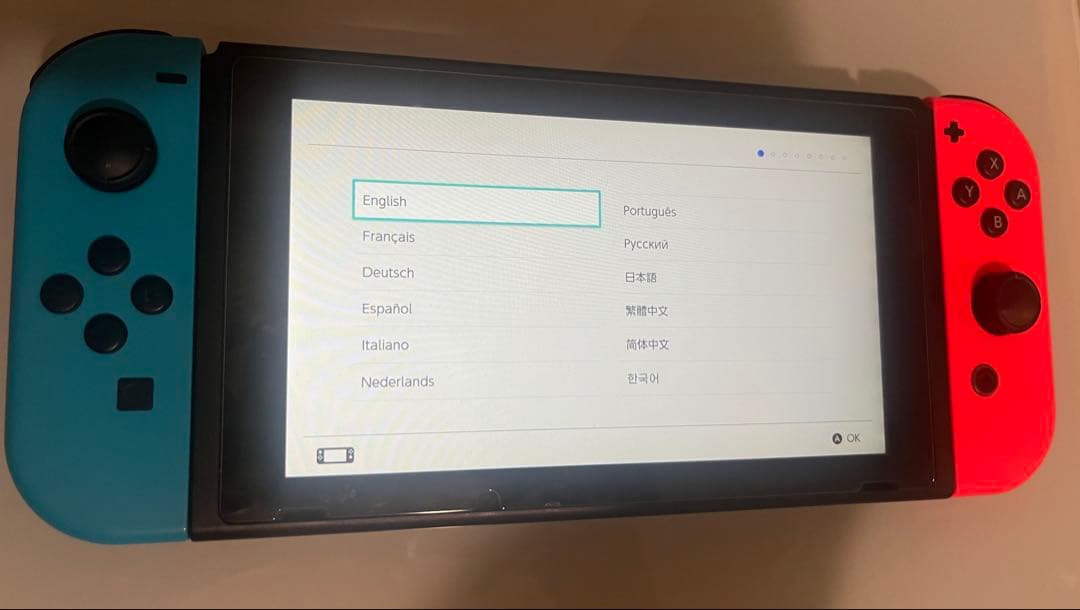 Nintendo Switch 本体 青/赤 Joy-Con 付属品あり