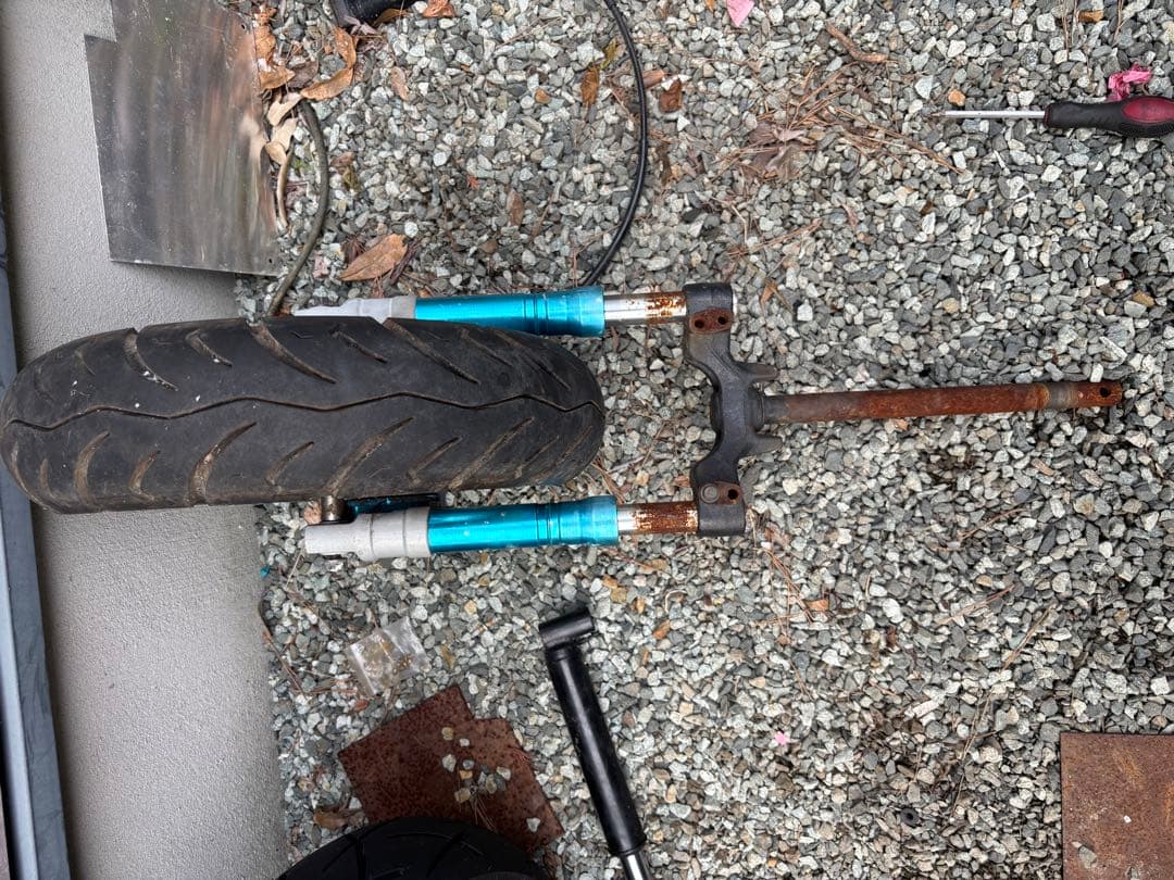 ホンダ　ズーマー　フロント12インチホイール、ハブ、ショック、ブレーキ