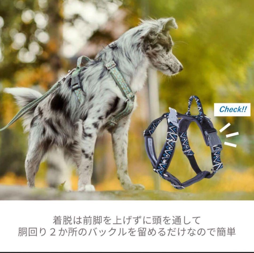 フルッタ Hurtta ラズルダズルＹ型ハーネス （45-55cm）グリーン系