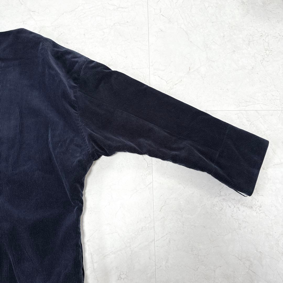 極美品☆GALERIE VIE　5万　コットンコーデュロイ　コート　ネイビー