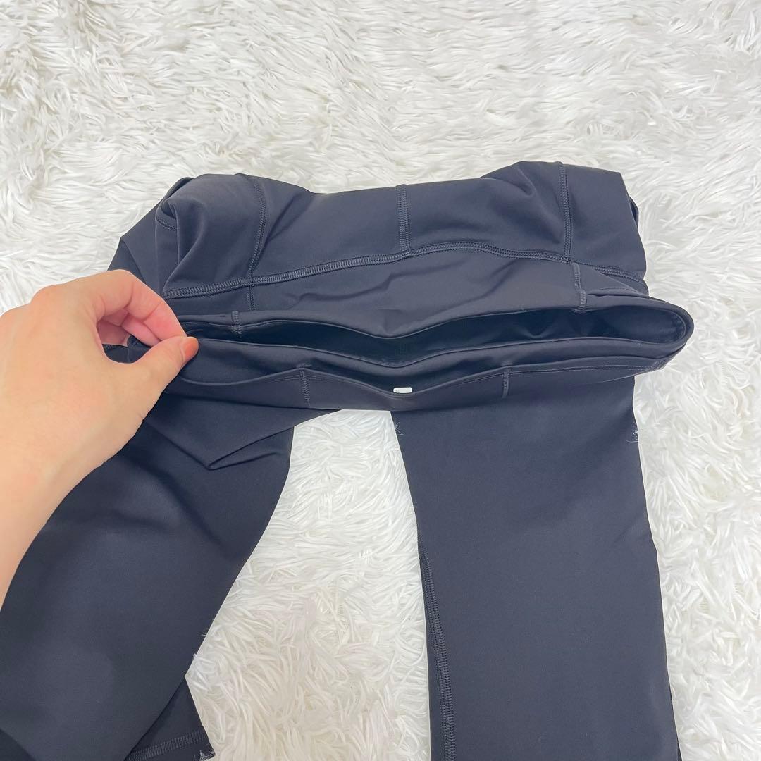 【美品】Lululemon ルルレモン ヨガレギンス　ブラック　ポケット　S