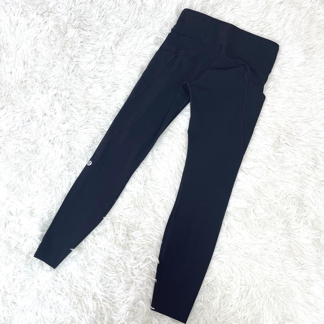 【美品】Lululemon ルルレモン ヨガレギンス　ブラック　ポケット　S