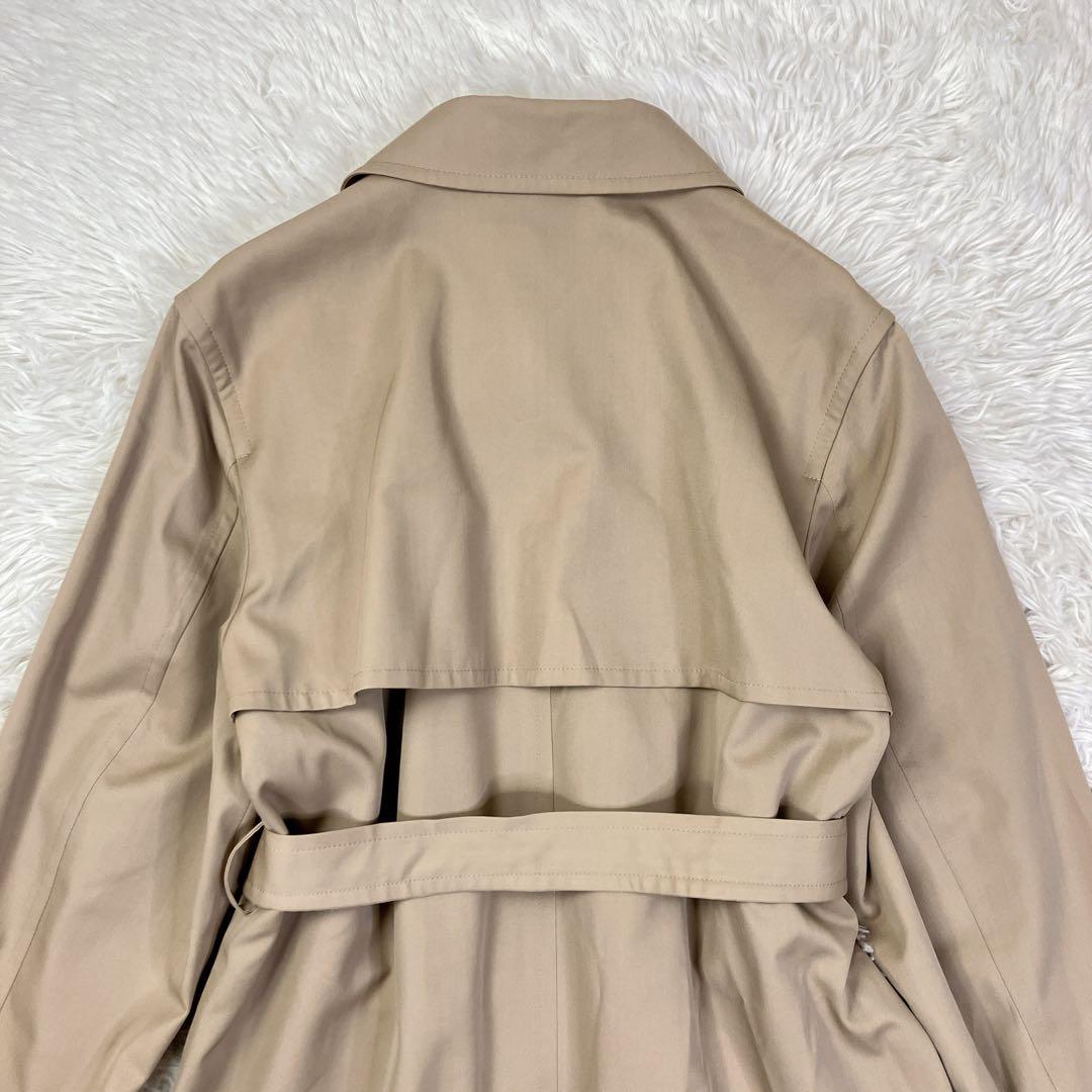 【美品】イヴサンローラン　トレンチコート　ハニーベージュ　ベルト付き　36