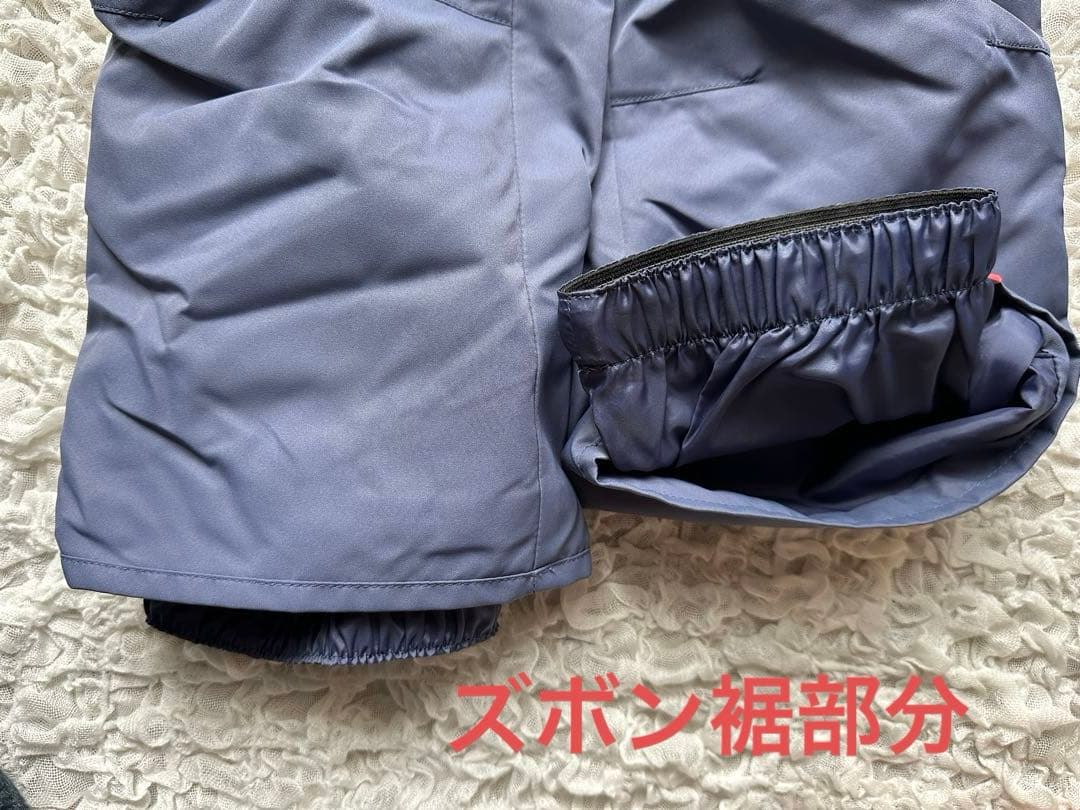 【お得セット】ROXY子ども用スキーウェア 3点ネイビー 花柄