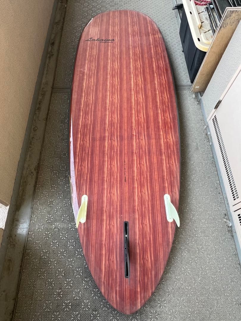 Lahaina 8'6 レッドブラウンウッド SUP パドルボード　ラハイナ