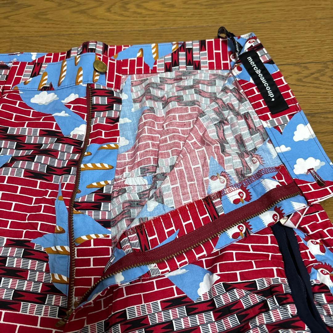 □mercibeaucoup□メルシーボークー　ニワトリ　サルエルパンツ