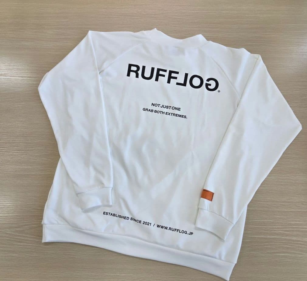 メンズウェア RUFFLOG BACK LOGO L/S MOCKNECK