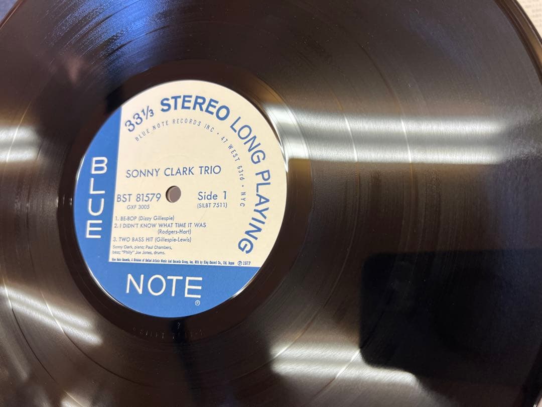 1977 ソニー・クラーク・トリオ GXF 3005 Blue Note LP