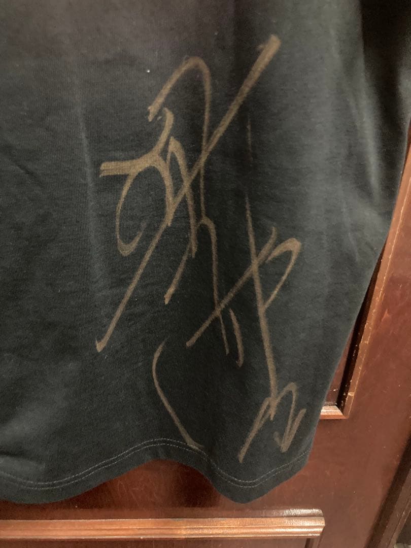 激レア!! FMW 大仁田厚&工藤めぐみ W直筆サイン入り Tシャツ 電流爆破