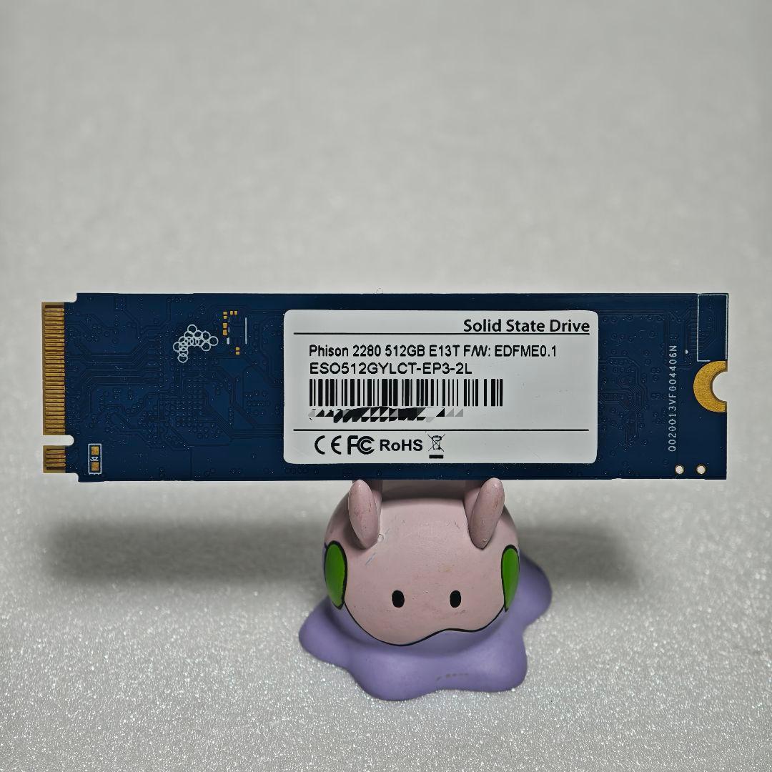 i*5様 Phison 512GB M.2 SSD ESO512GYLCT-EP