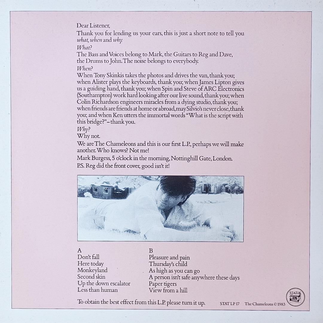 Script Of The Bridge（LP)/The Chameleons