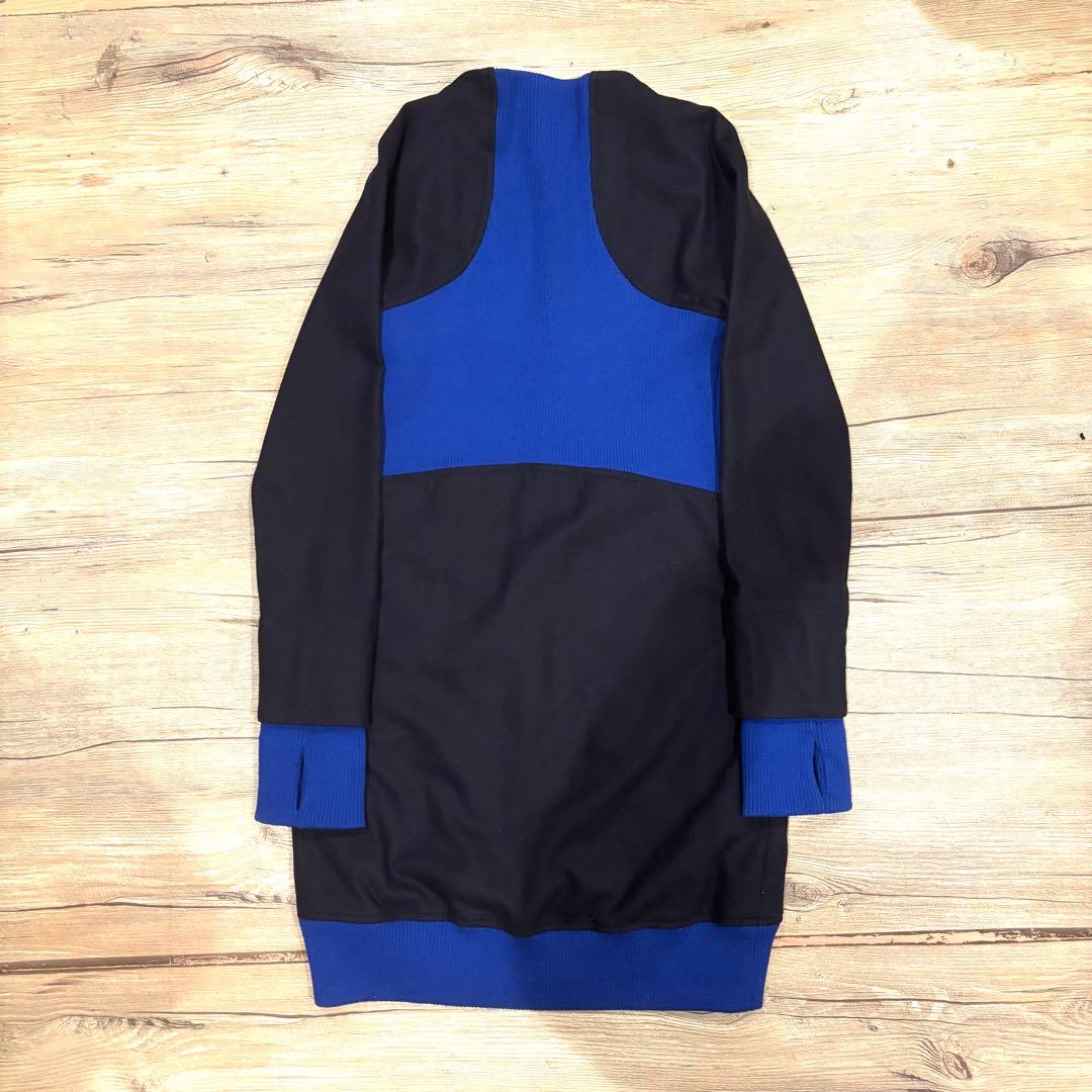 【極美品】Y-3×adidas ニットワンピース ヨウジヤマモト 青 ミニ丈