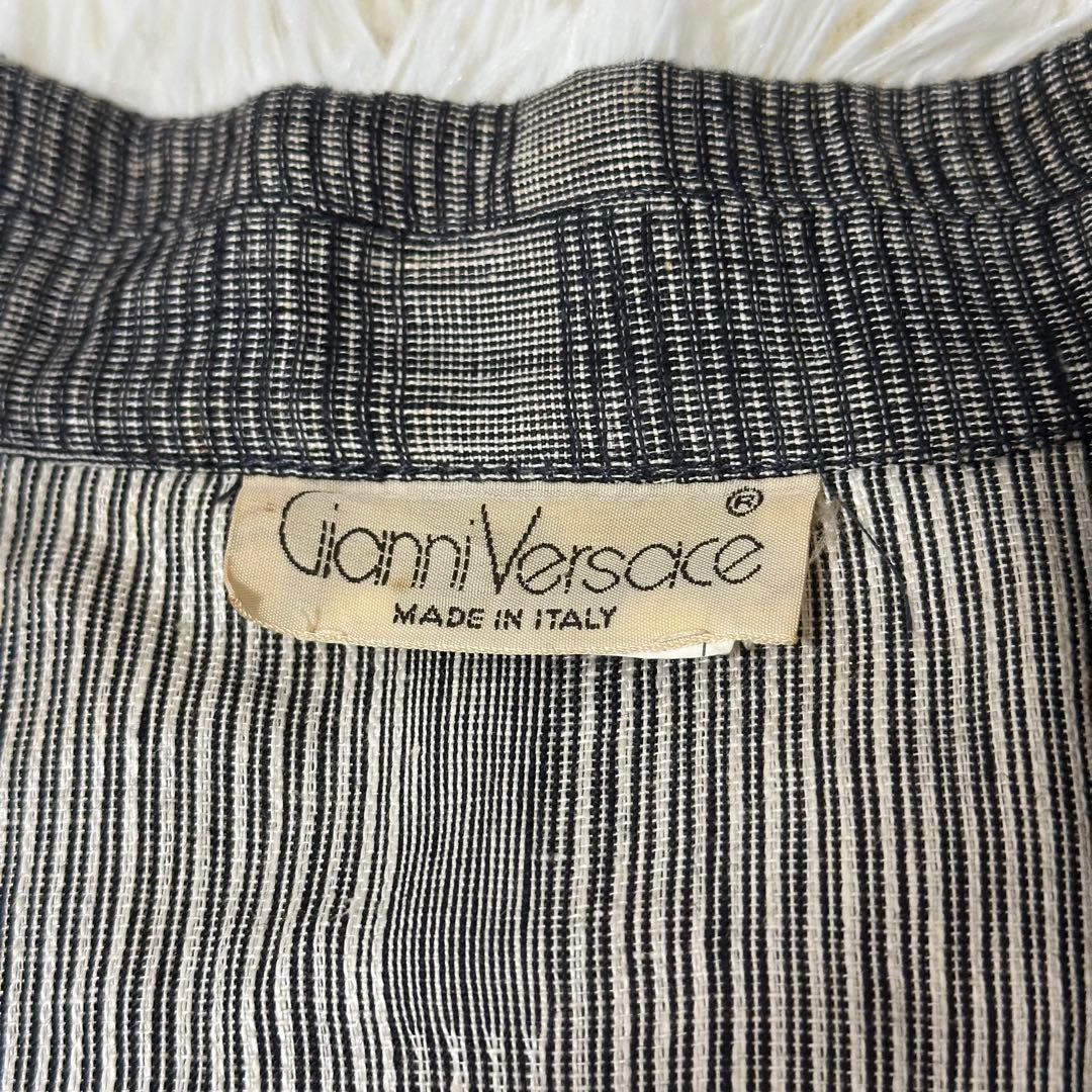 初期タグ 80s Gianni Versace シャツジャケット ヴィンテージ