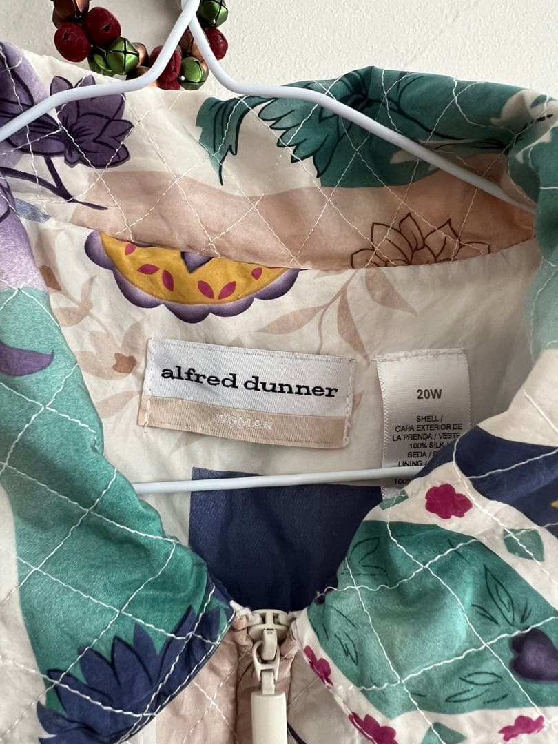 ALFRED DUNNER ジャケット　コート　シルク　ヴィンテージ