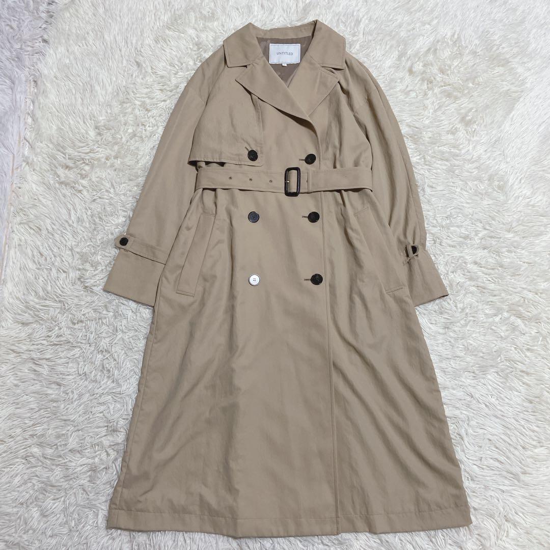 UNTITLED アンタイトル　トレンチコート　撥水　近年モデル　洗える