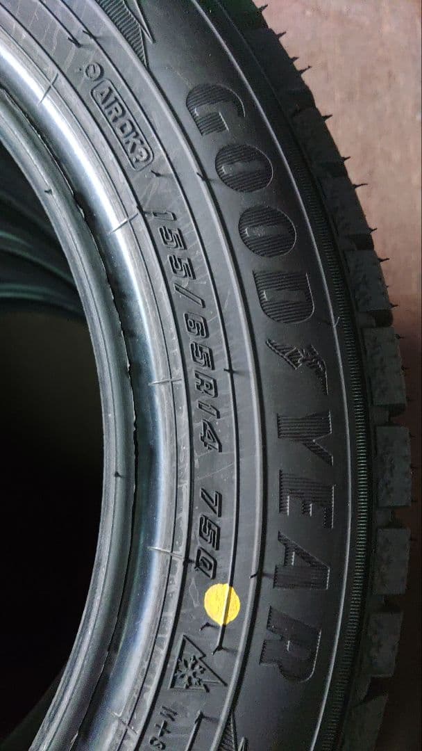 全国送料込 グッドイヤーアイスナビ8☆155/65R14 スタッドレスタイヤ