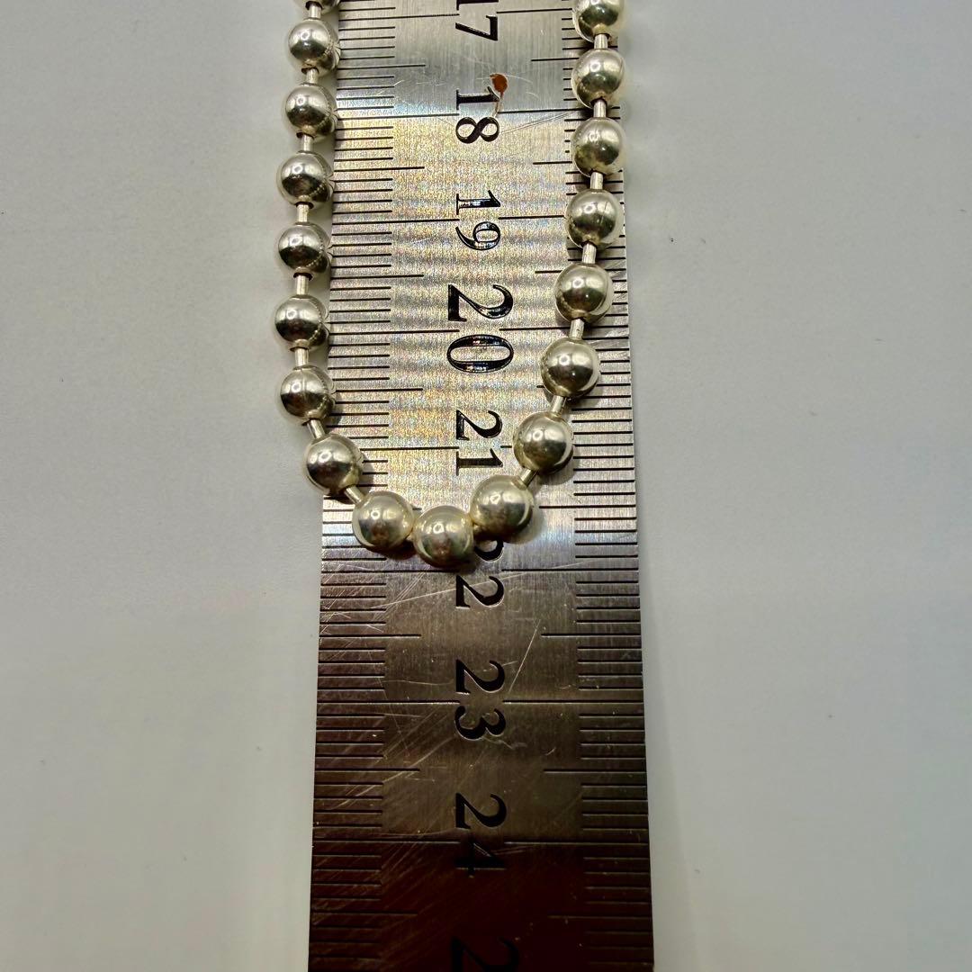 美品　SAAD シルバー925ボールチェーン　シルバー925 31.78g