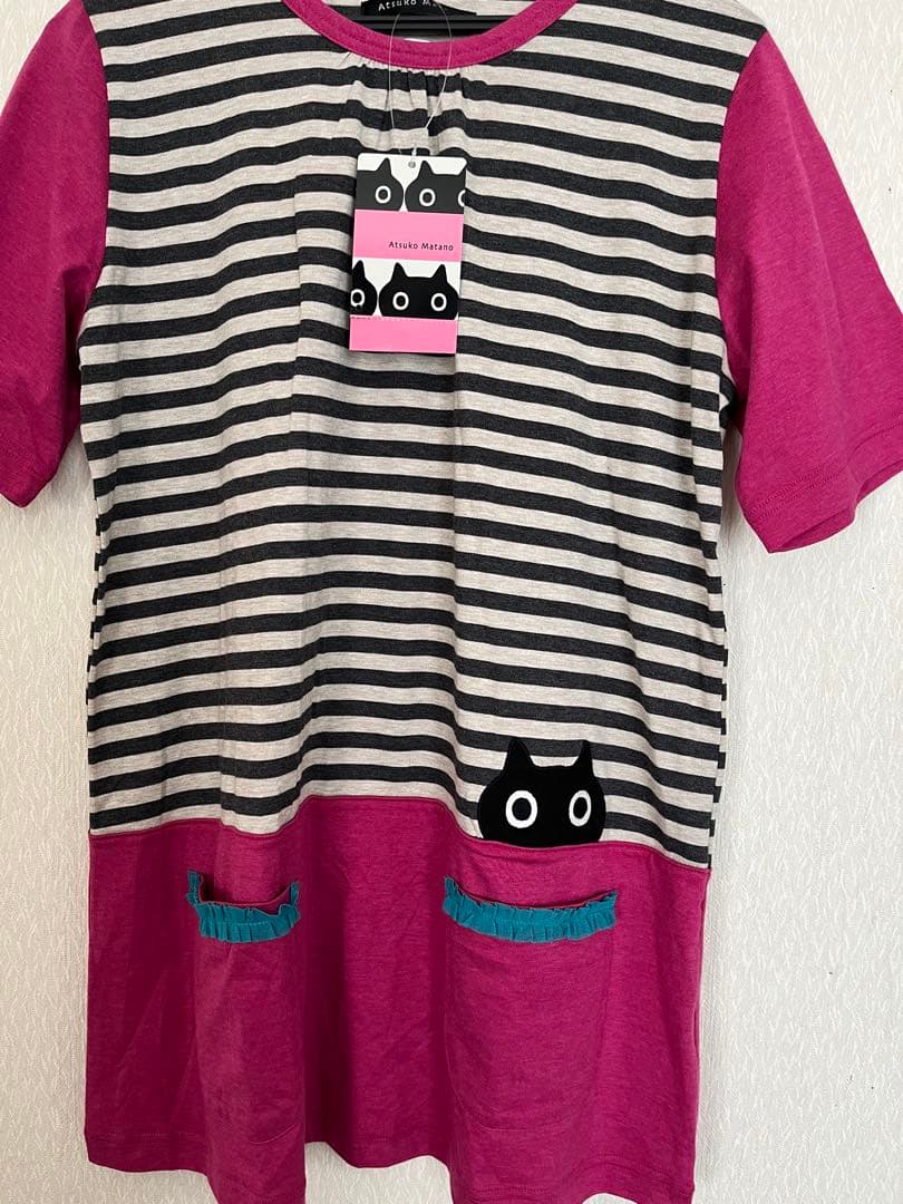 新品ワコールWacoalマタノアツコパジャマサイズ M♪黒猫