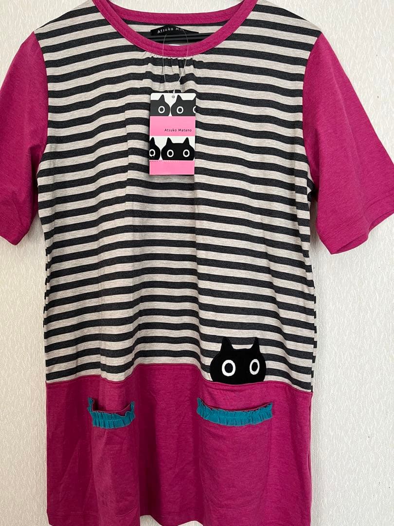 新品ワコールWacoalマタノアツコパジャマサイズ M♪黒猫