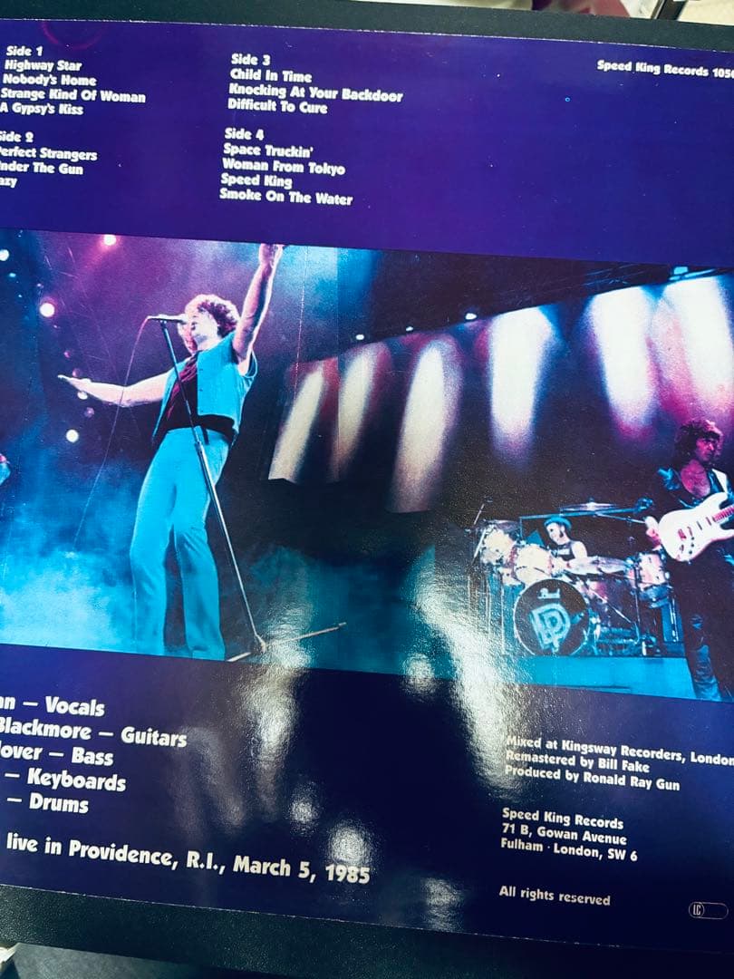洋楽 Deep Purple Live in Providence 1985