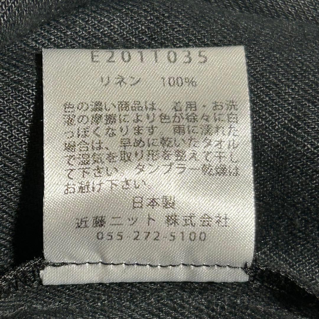 evam eva エヴァムエヴァ　ロングテーラードジャケット　リネン　コート