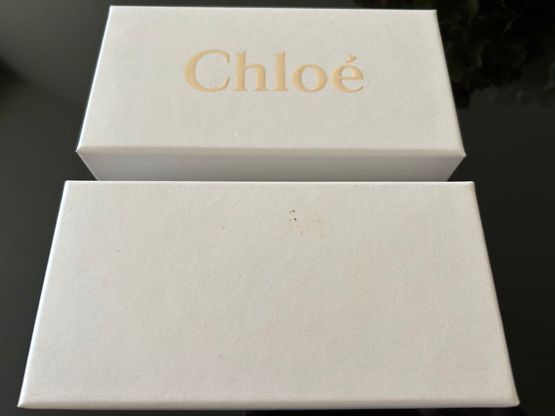 未使用　美品　Chloé シルバーラウンドサングラス ピンクレンズ　新品