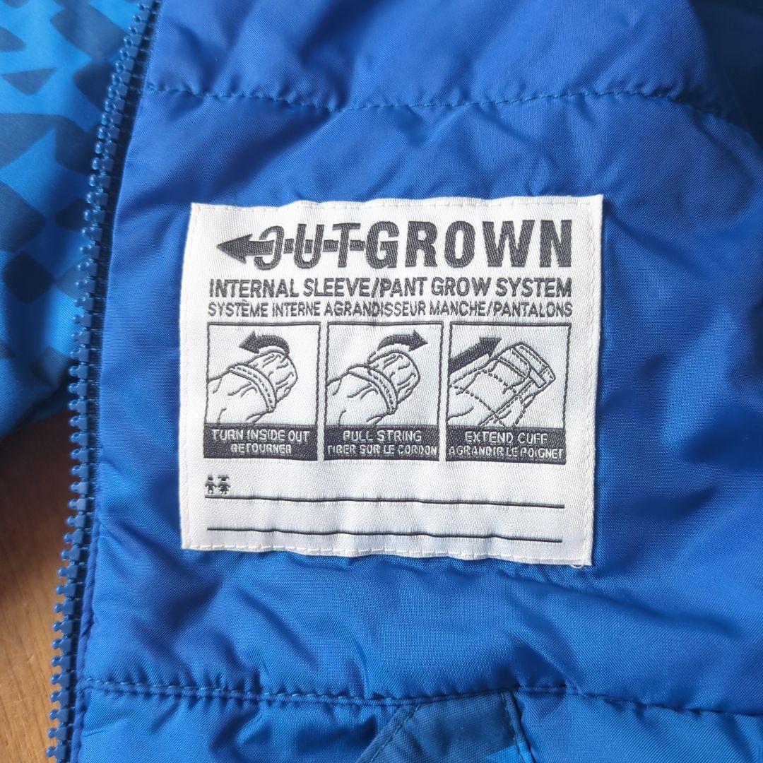 Columbia スキーウェア キッズ 青色 幾何学模様 120(XS)
