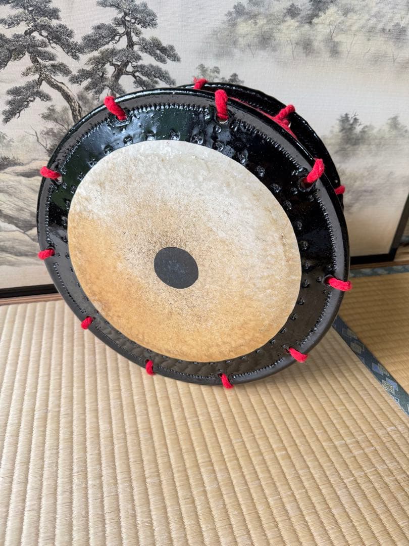 和太鼓 締太鼓 並附 岡田屋布施 蛇の目入り