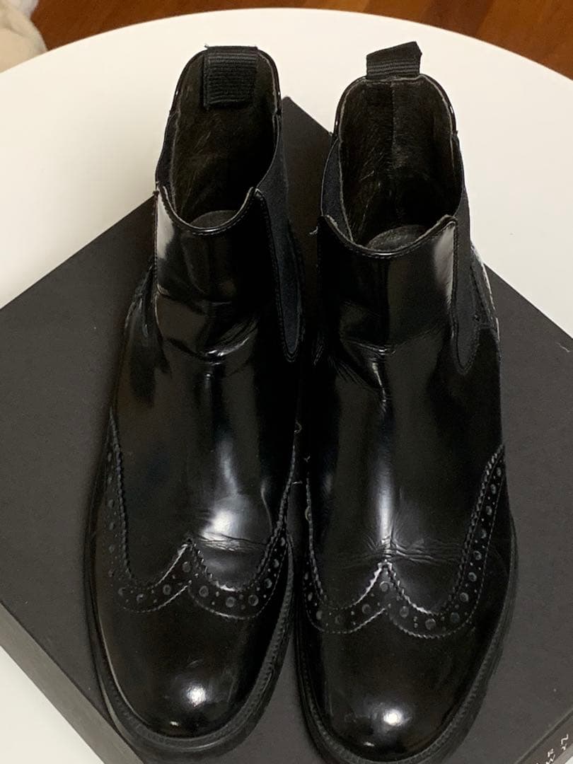 BARNEYS NEW YORK サイドゴアブーツ 37 ハーフブーツ