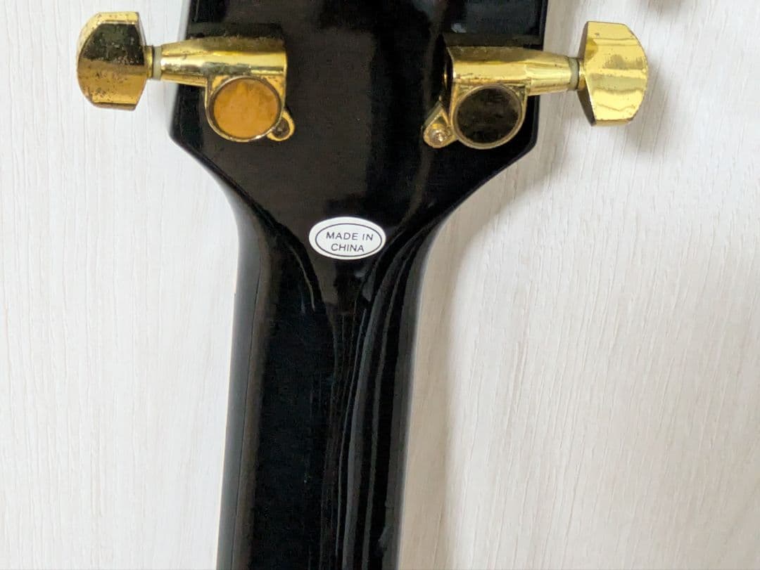 Maison ブラックレスポールスタイルギター