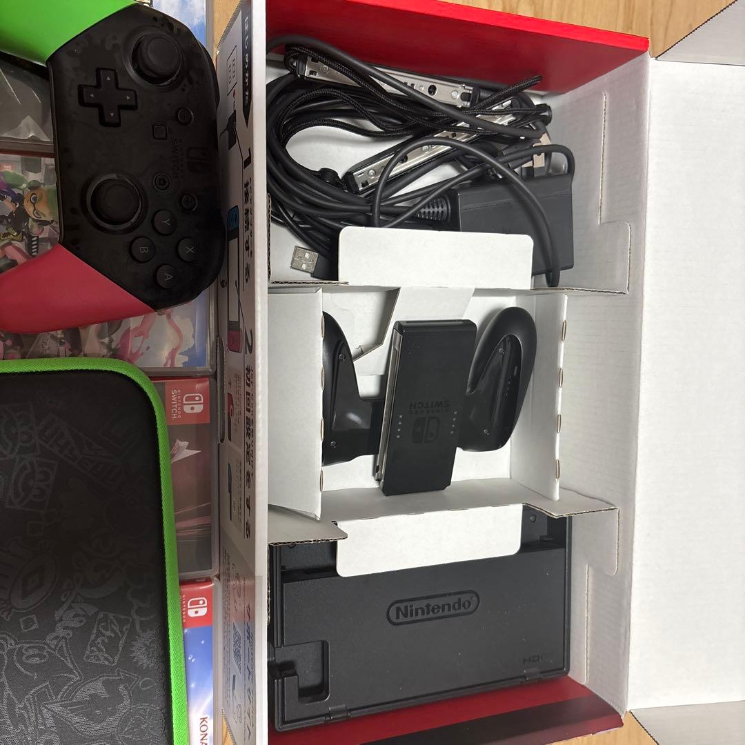 Nintendo Switch ネオンオレンジ/ブルー 本体 + その他諸々