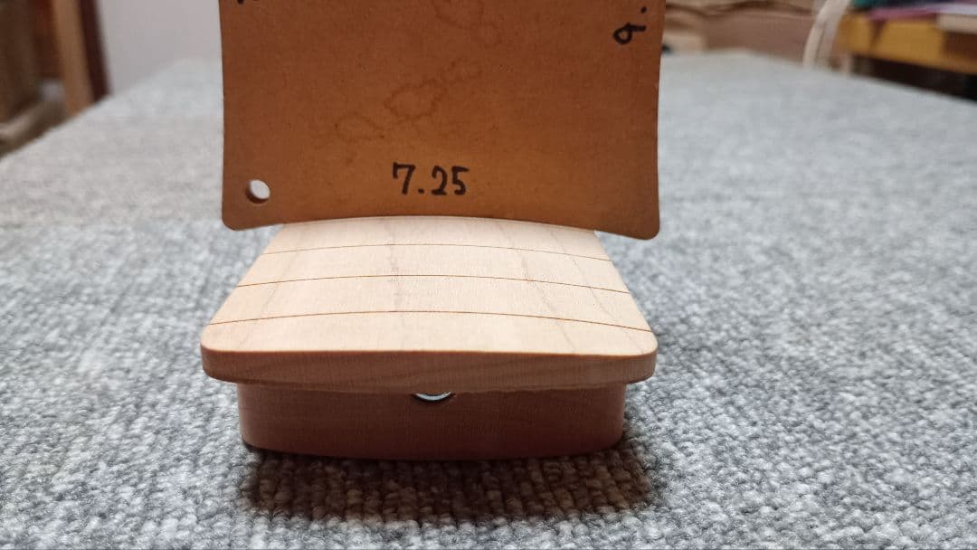 ディバイザー製 エレキベースネック パドルヘッドメイプル指板 PB 製作用