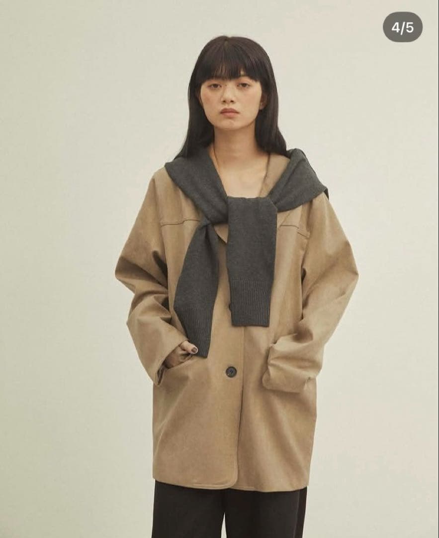 【dium.】Fake Suede Jacket