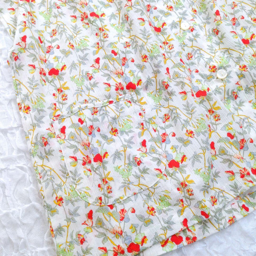 【美品】Amour LIBERTY fabric　ルームウェア　パジャマ　半袖