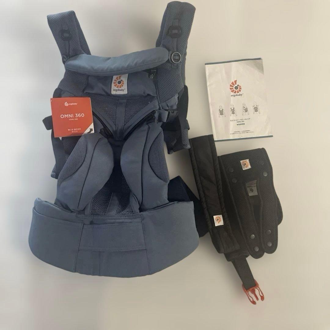 美品　ergobaby OMNI 360 COOLAIR 抱っこ紐 エルゴベビー