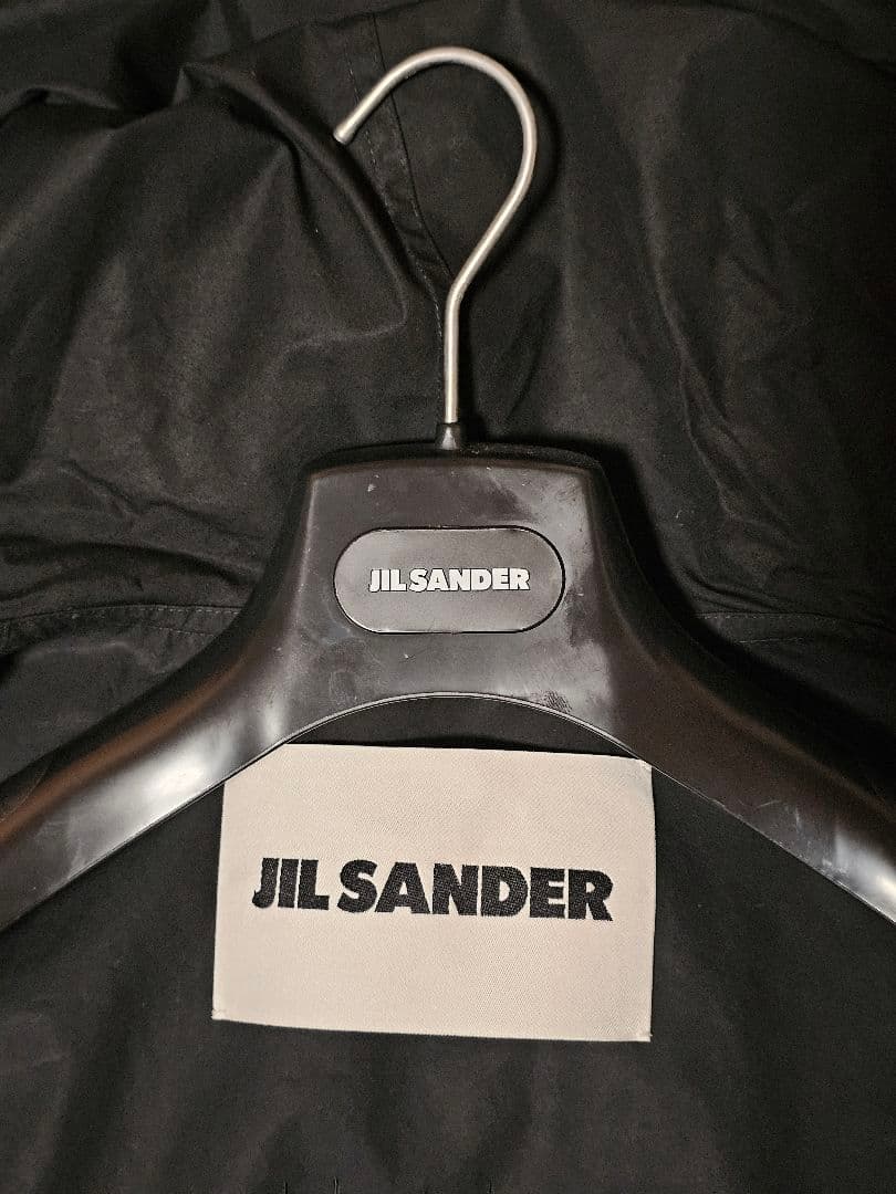 は*わ様 試着のみ JIL SANDER ロゴ入りモッズコート　サイズ50