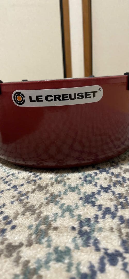 LE CREUSET 鋳鉄 両手鍋 レッド 約28cm