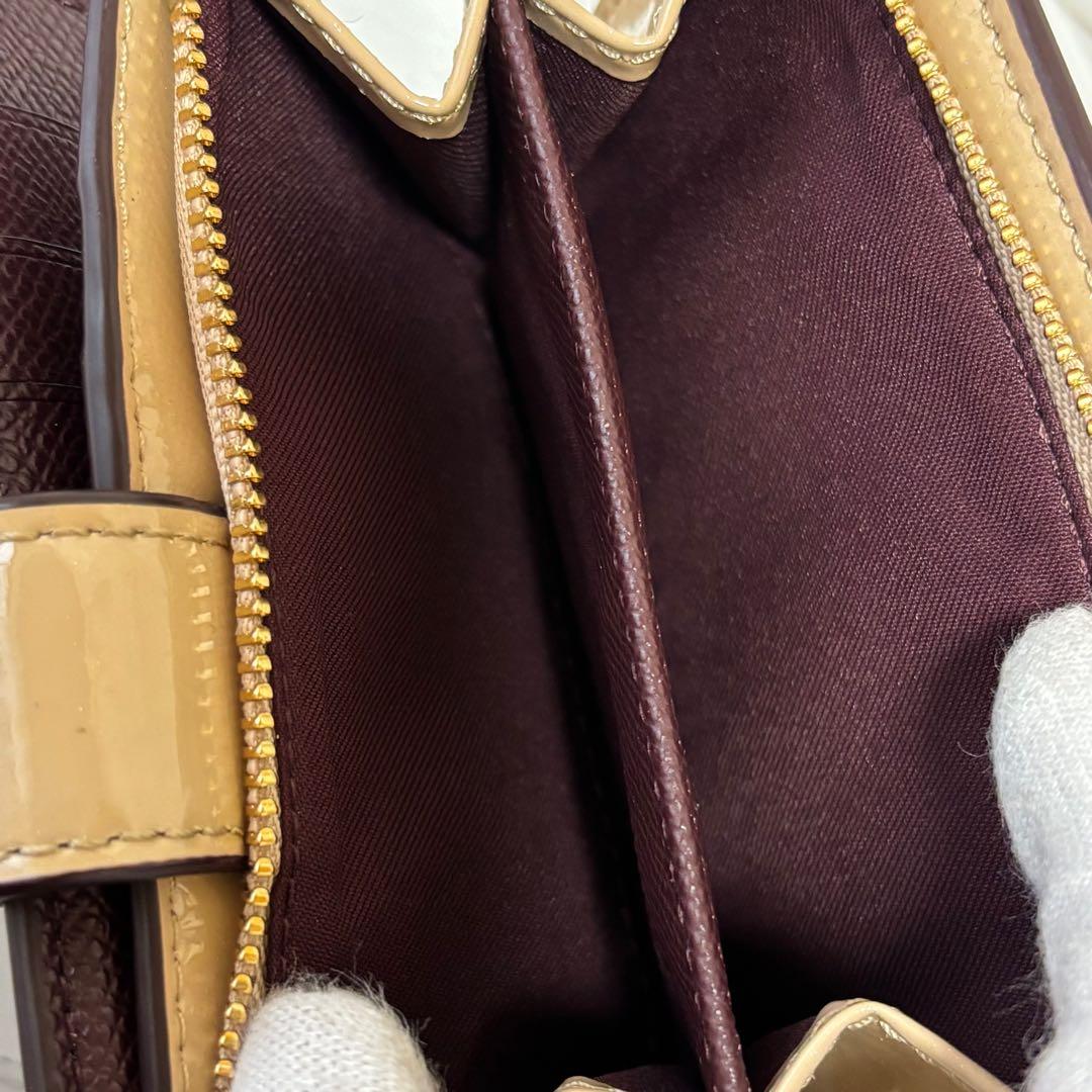 未使用✨ コーチ シグネチャー 二つ折り財布 ブラウン