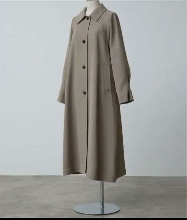 crewre クルーレ　ドレープステンカラーコート