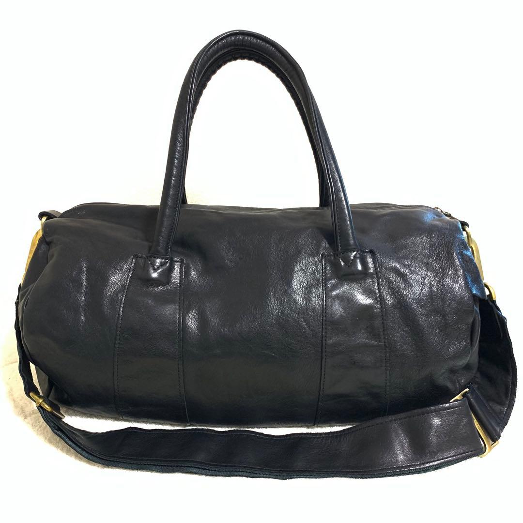 極美品 JAS M.B. x LIFTコラボ 2way　ボストンバッグ 別注 黒