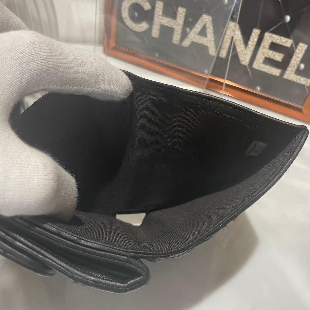 ⭐️シャネル⭐️CHANEL⭐️マトラッセ⭐️Wホック⭐️コンパクト財布⭐️三…