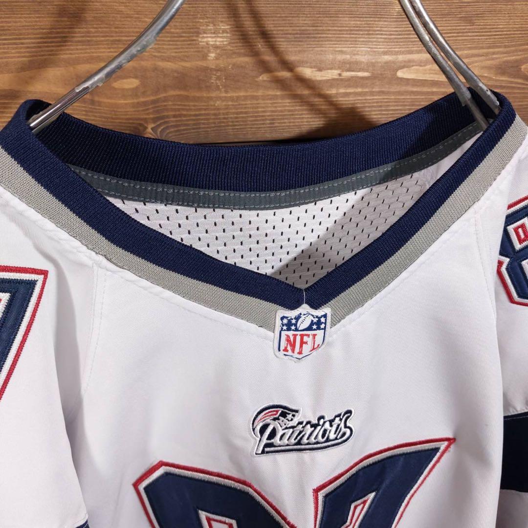 NIKE NFL Patriots ペイトリオッツ アメフト ゲームシャツ L