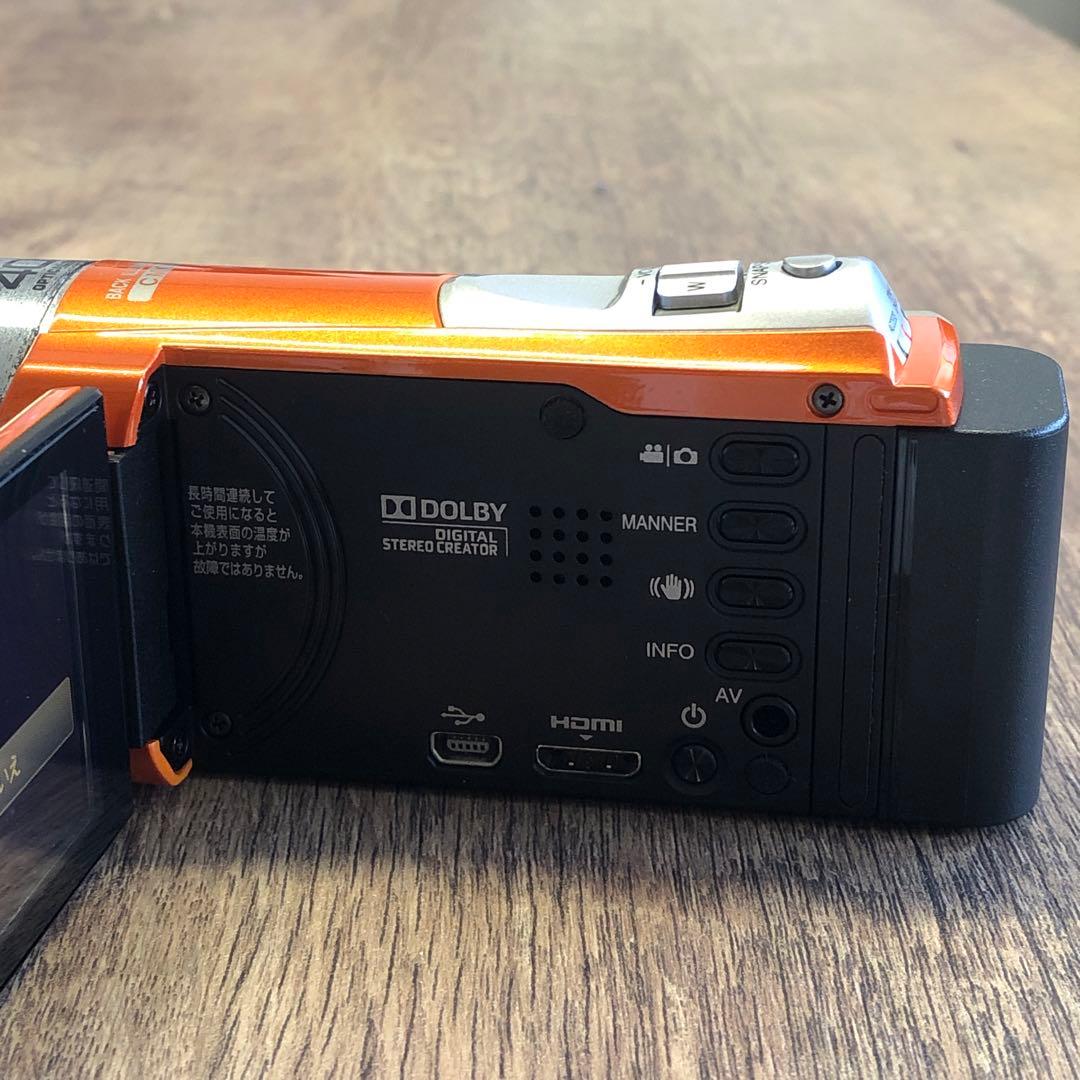 動作品 JVC Everioエブリオ GZ-E600 オレンジ