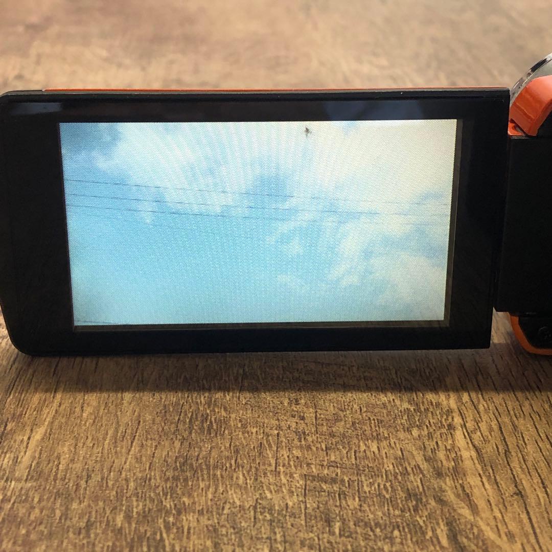 動作品 JVC Everioエブリオ GZ-E600 オレンジ