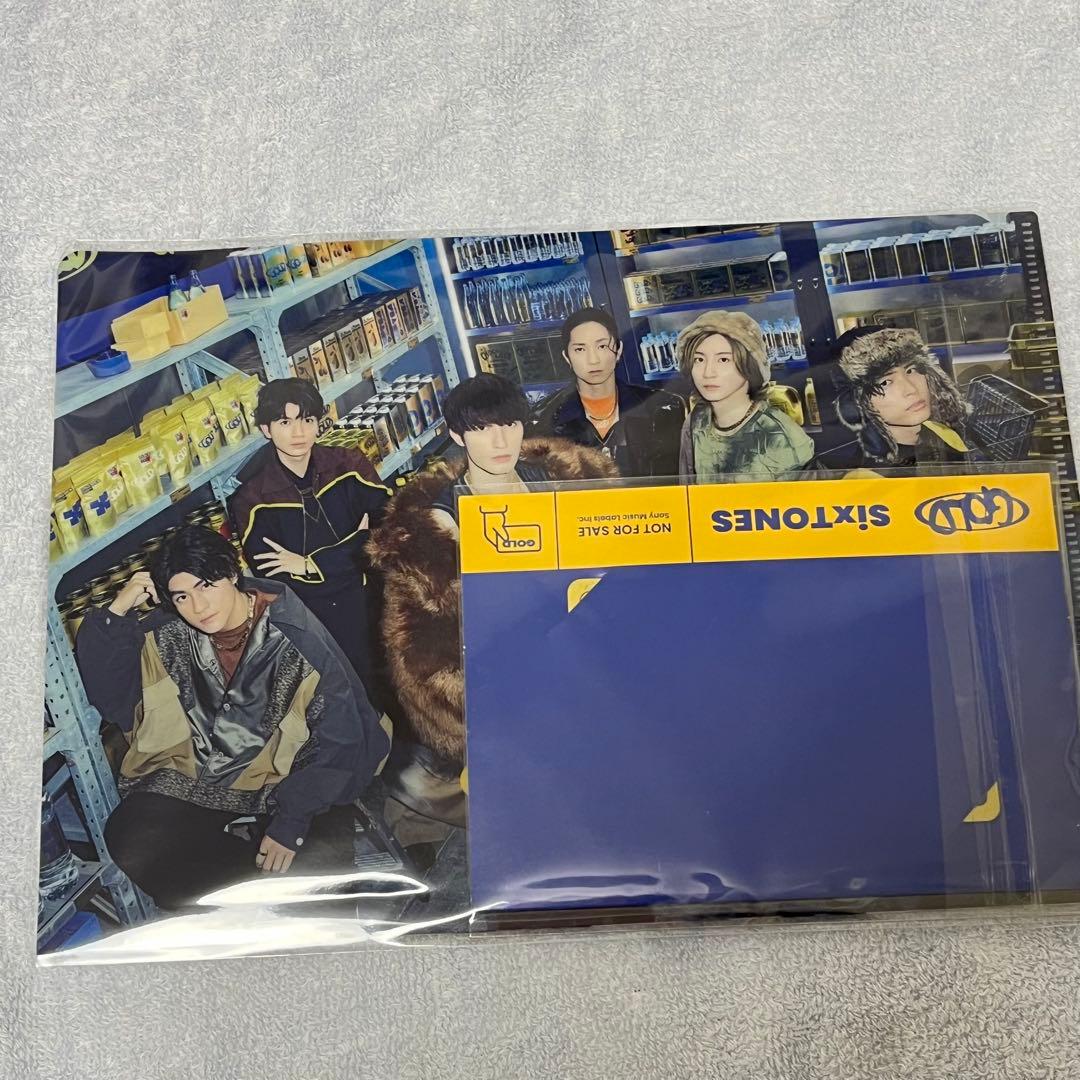 SixTONES GOLD CD 3形態＋購入者特典セット 初回盤A・B＋通常盤