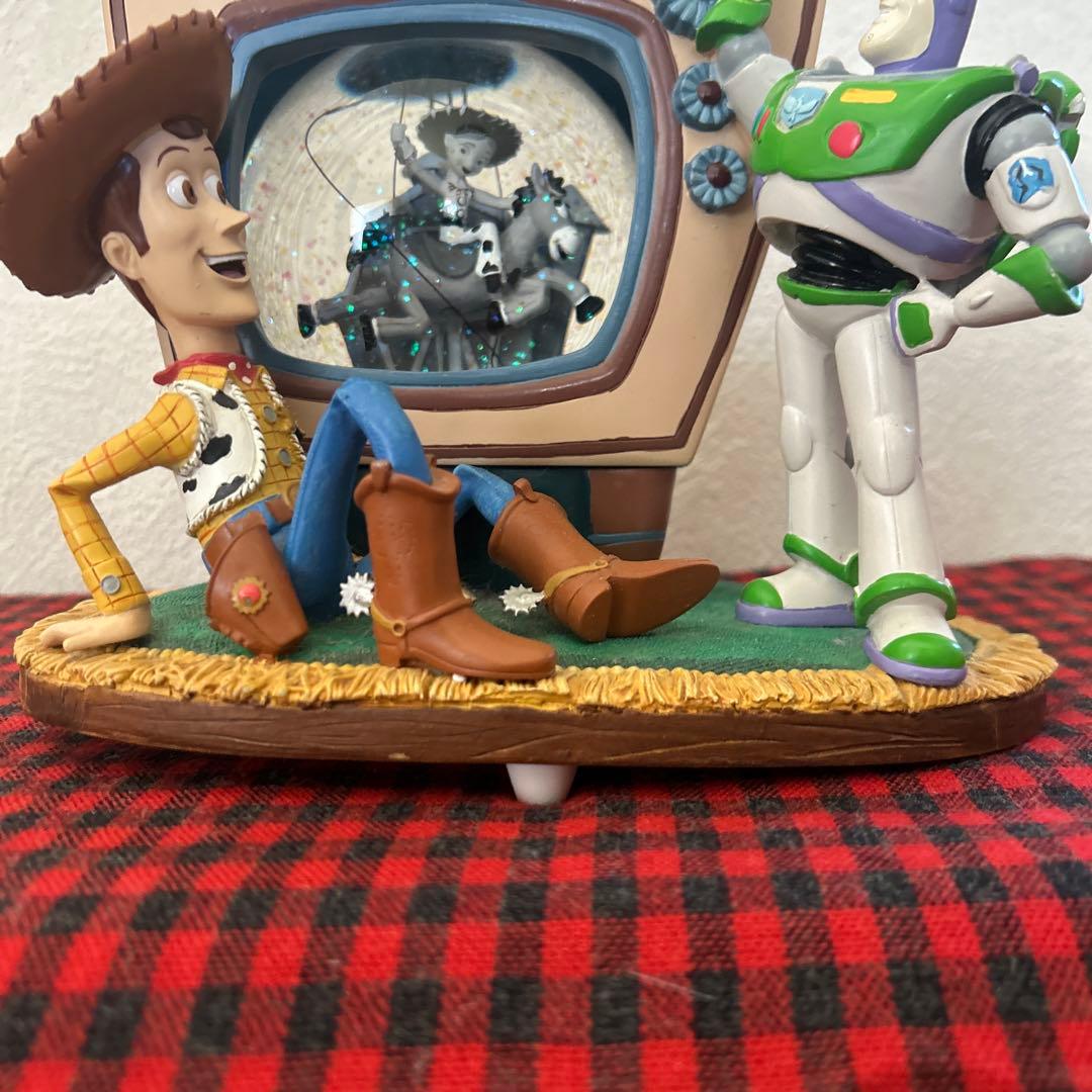 ディズニー　トイストーリー　スノードーム　オルゴール