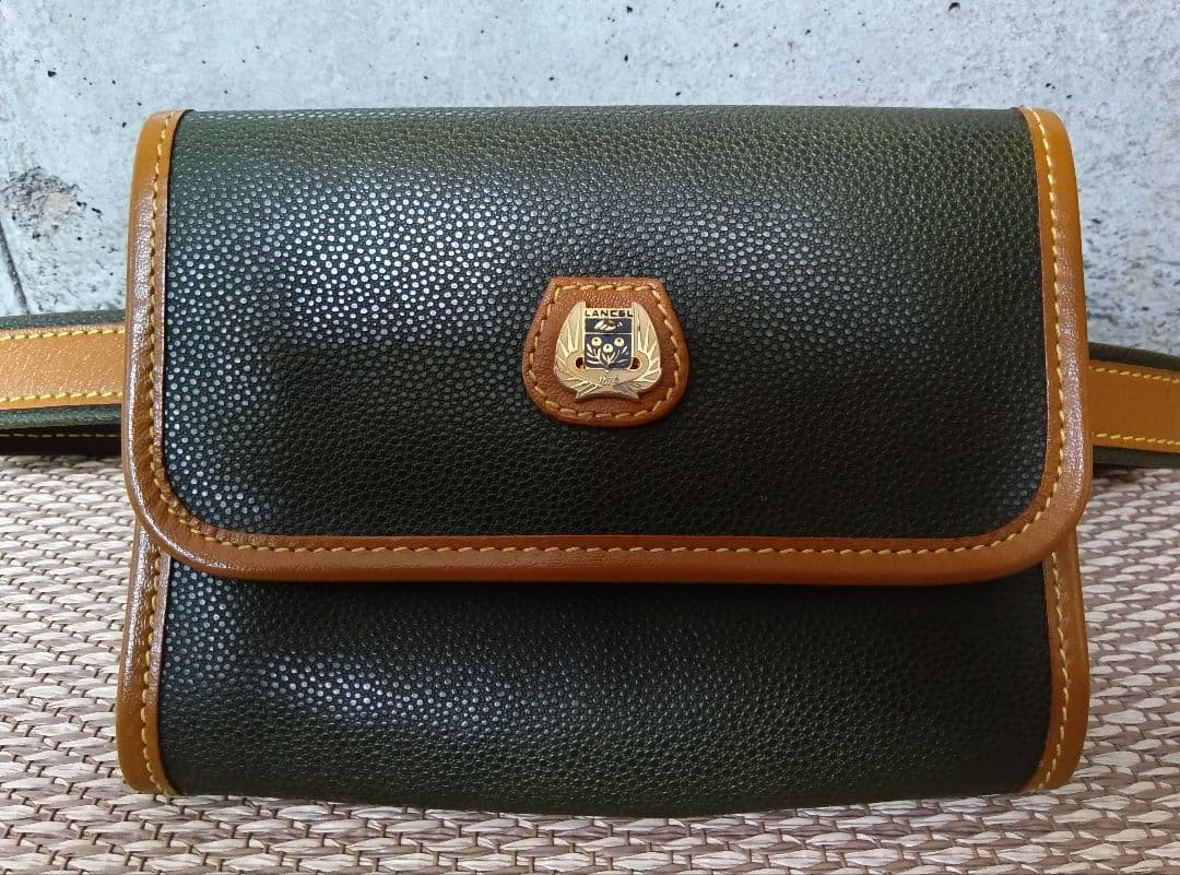 LANCEL　ランセル　ウエストポーチ　ベルト　レザー　レディース