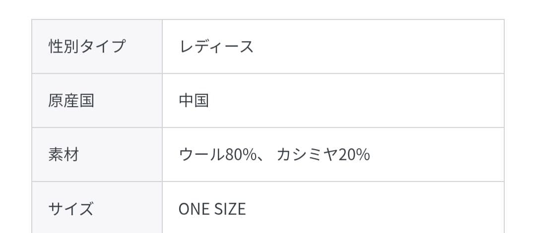 【新品】SHIPS カシミヤ混ストール ウォッシャブル